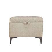 Reece Storage Ottoman - Tan