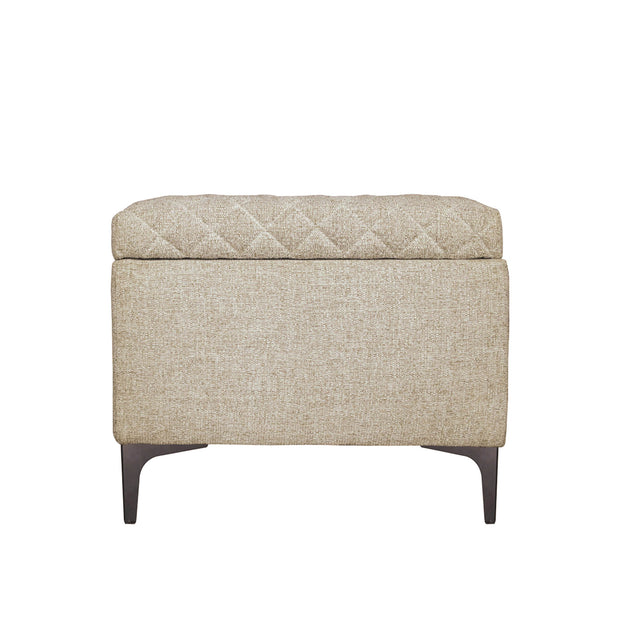 Reece Storage Ottoman - Tan