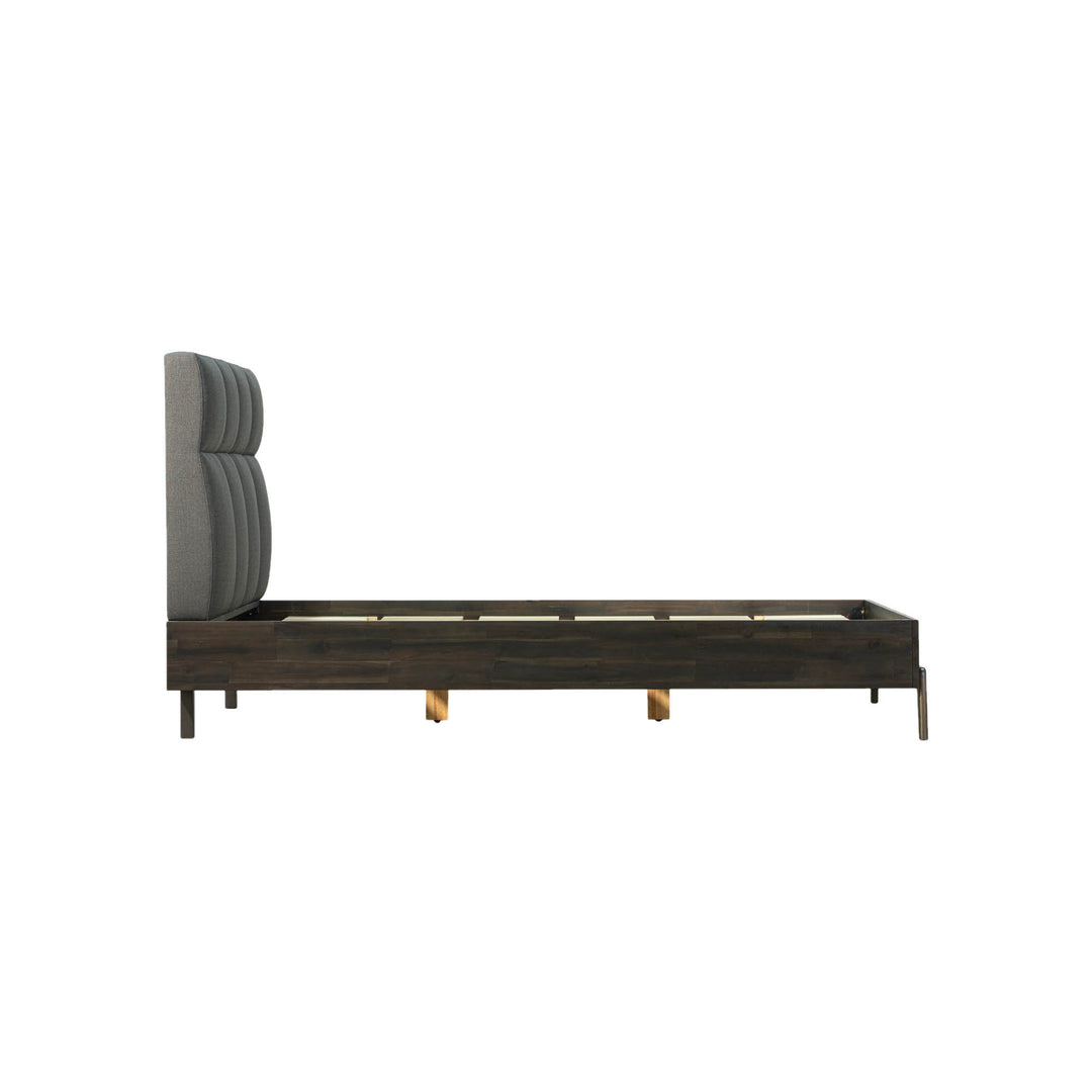 Remix King Bed - Antique Black - Grey