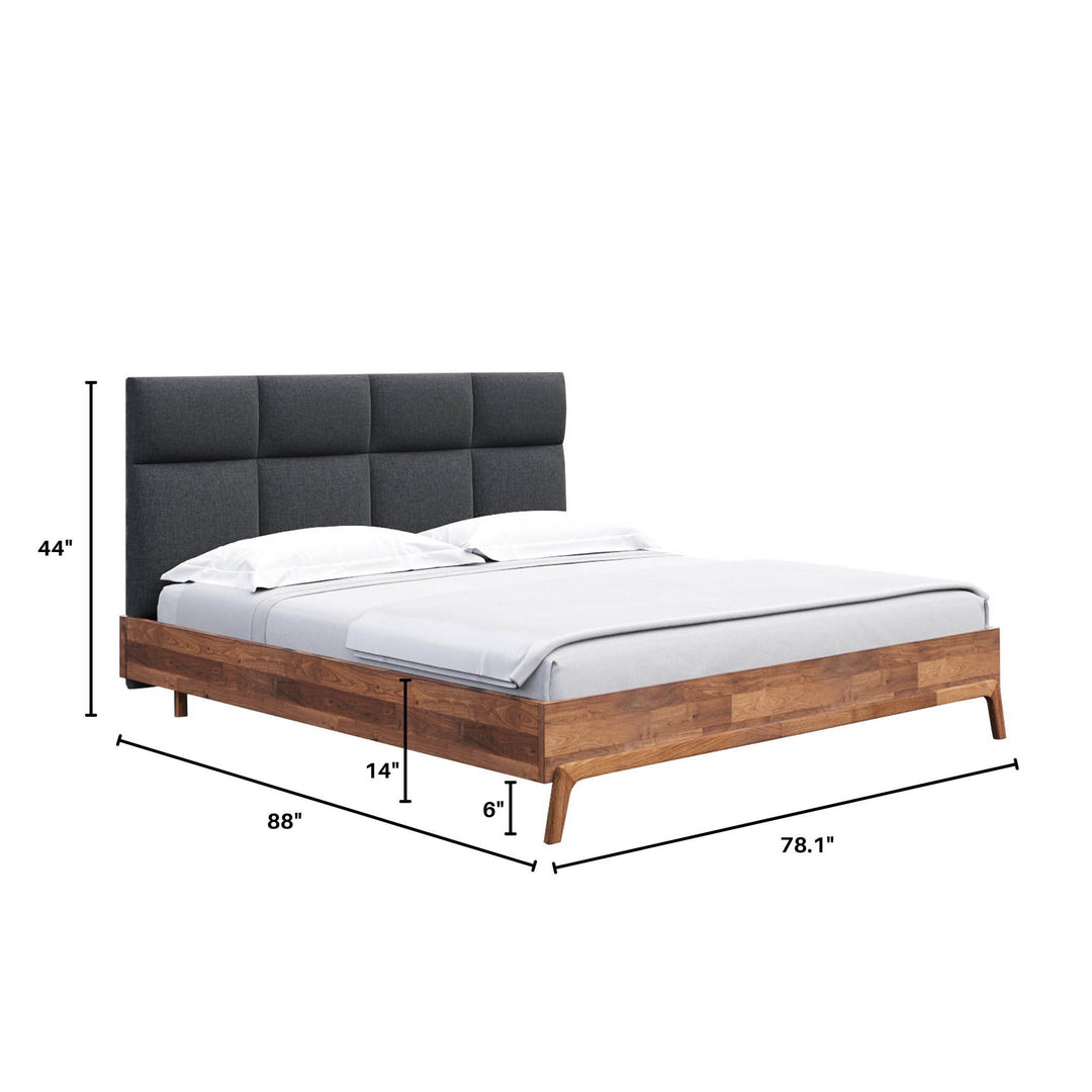 Remix King Bed - Grey - Assembly Variance