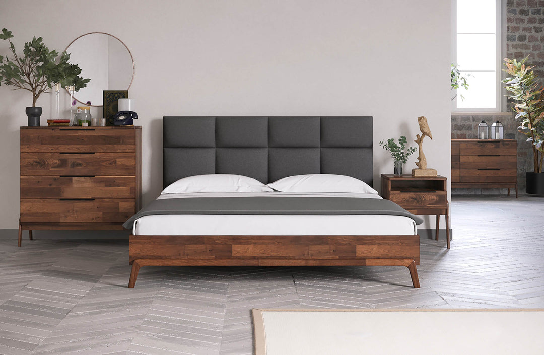 Remix King Bed - Grey - Assembly Variance
