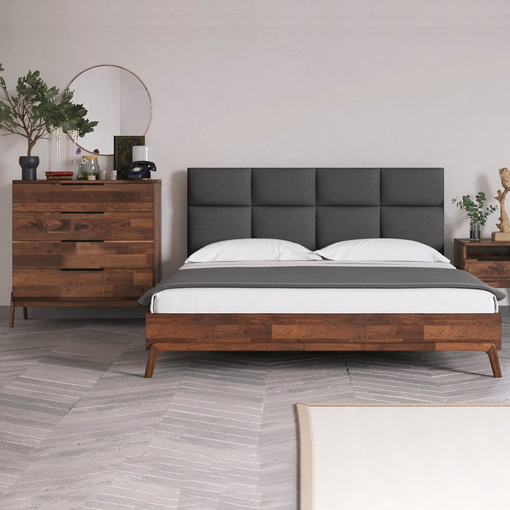 Remix King Bed - Grey - Assembly Variance
