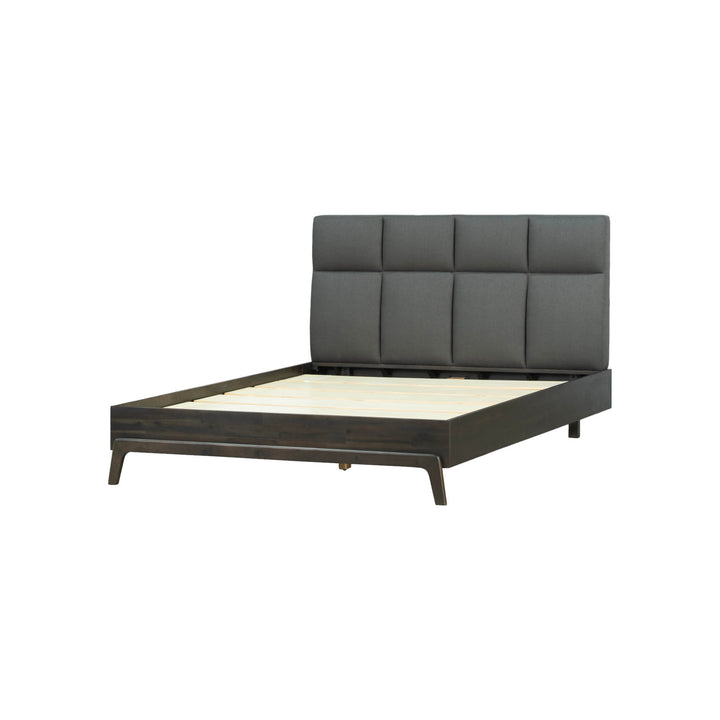 Remix Queen Bed - Antique Black - Grey