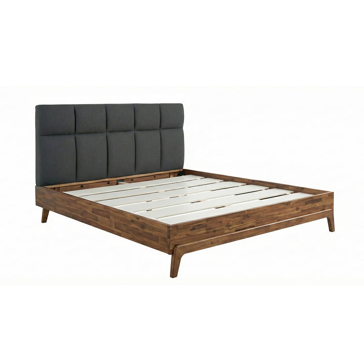 Remix Queen Bed - Grey