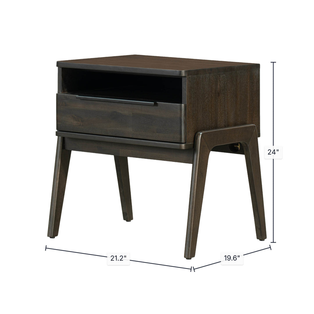 Remix Nightstand - Antique Black