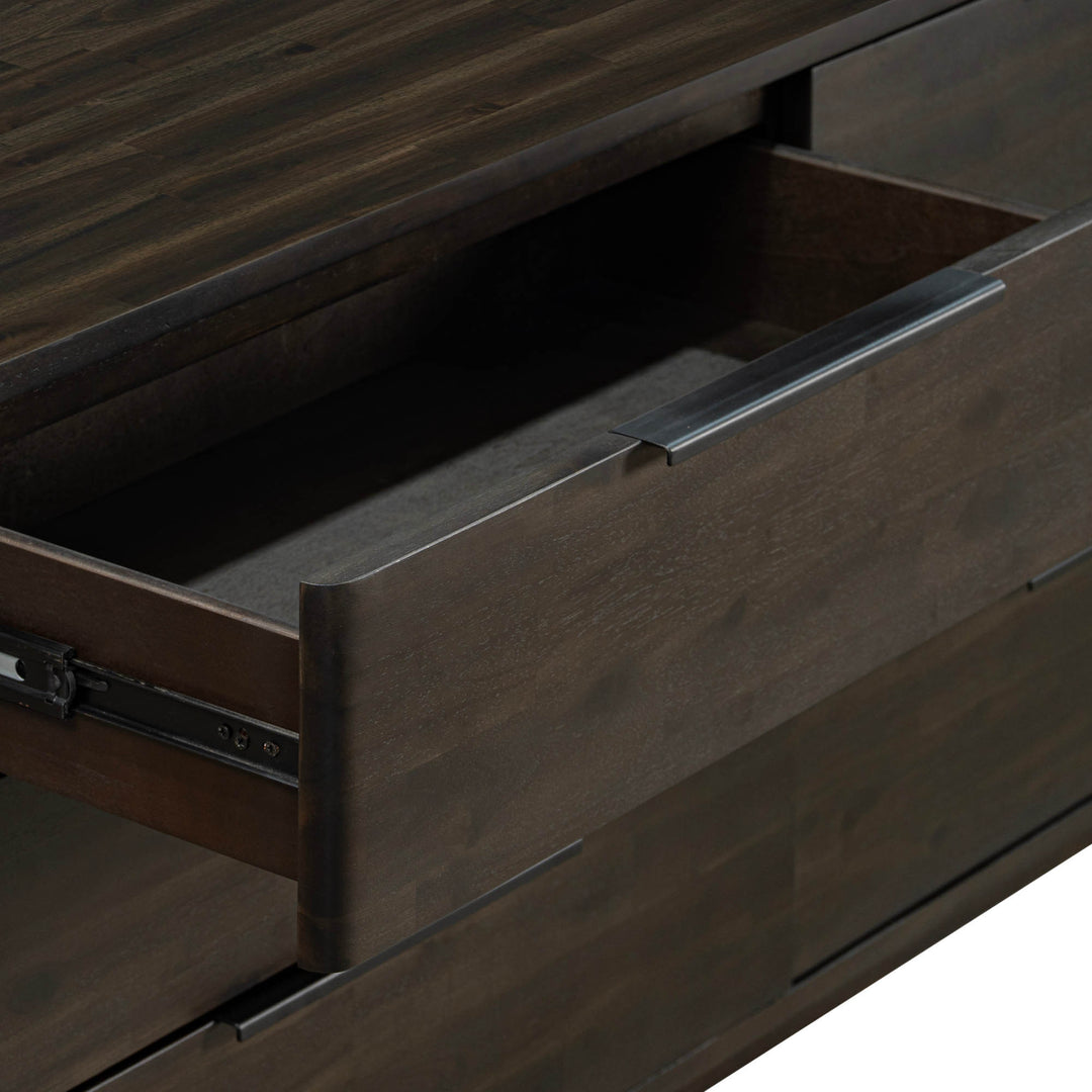 Remix 6 Drawer Dresser - Antique Black