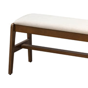 Remix Upholstered Bench - Cream