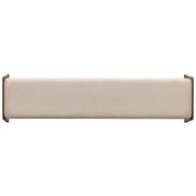 Remix Upholstered Bench - Cream
