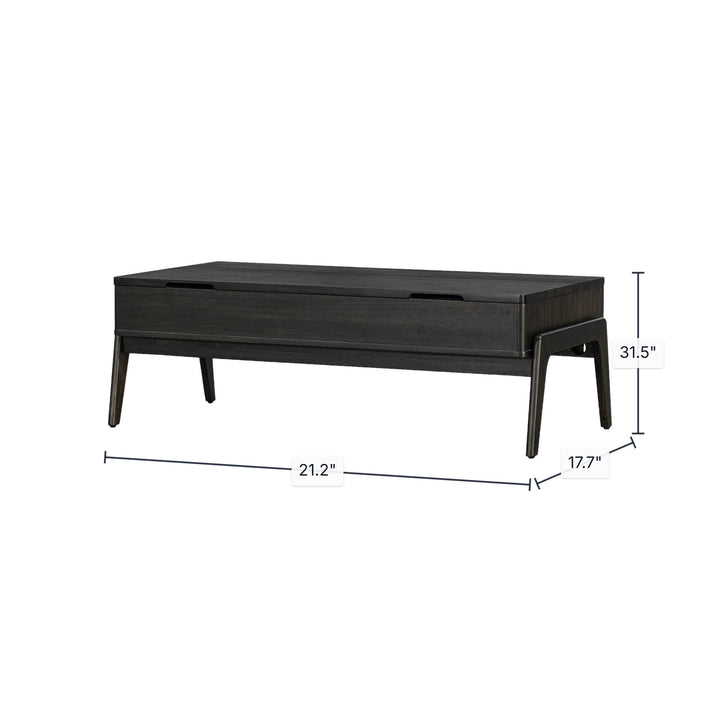 Remix Coffee Table w/ Lift Top - Antique Black