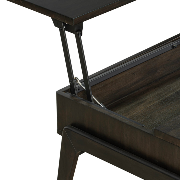 Remix Coffee Table w/ Lift Top - Antique Black
