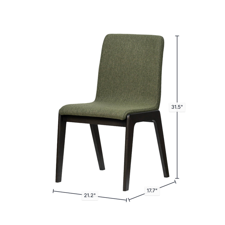 Remix Dining Chair - Green/Antique Black Frame