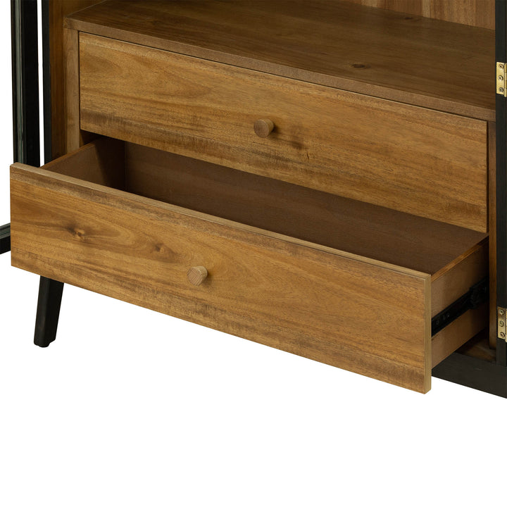 Remix Display Cabinet - Antique Black