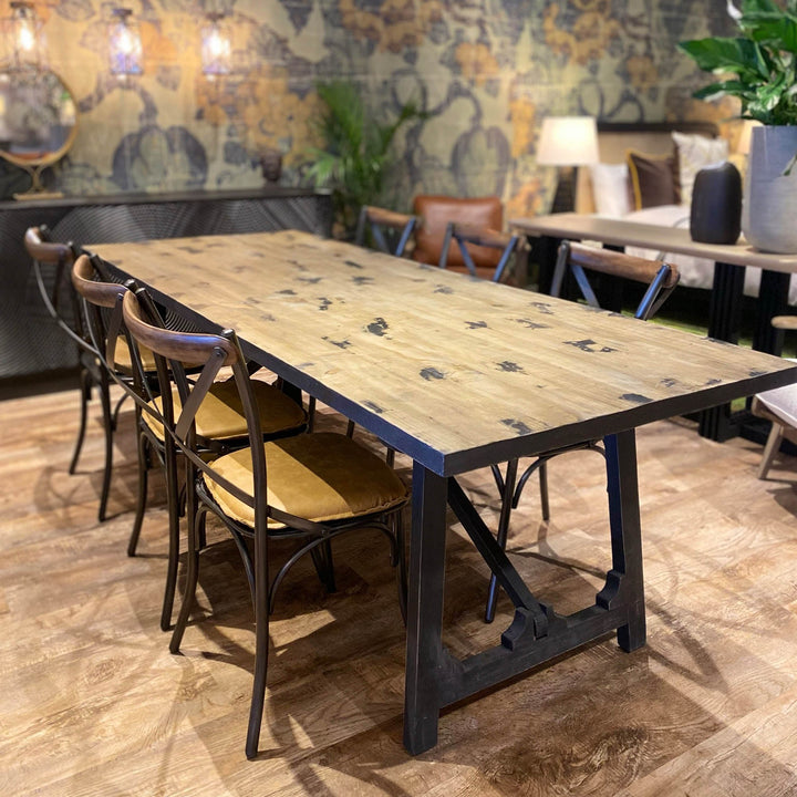 Renaissance Dining Table - Black Antique