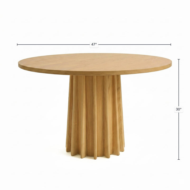 Sculpture Dining Table - Natural