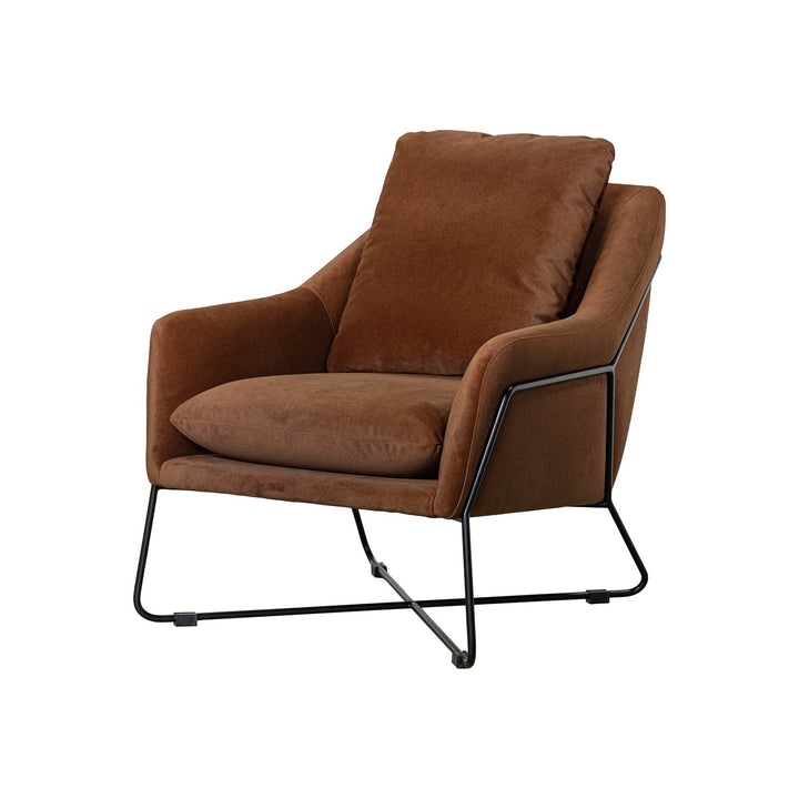 Rodolfo Lounge Chair - Cashmere Rust