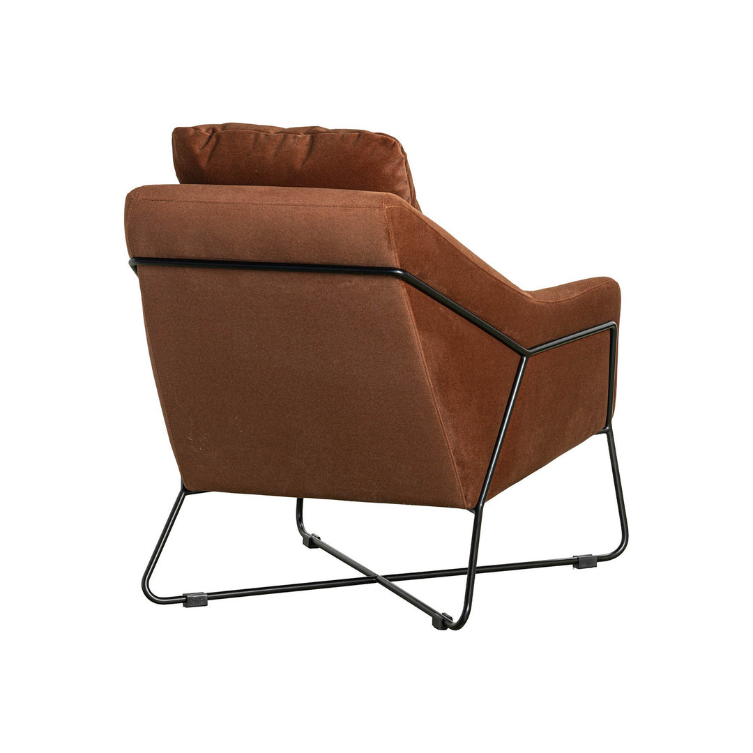 Rodolfo Lounge Chair - Cashmere Rust