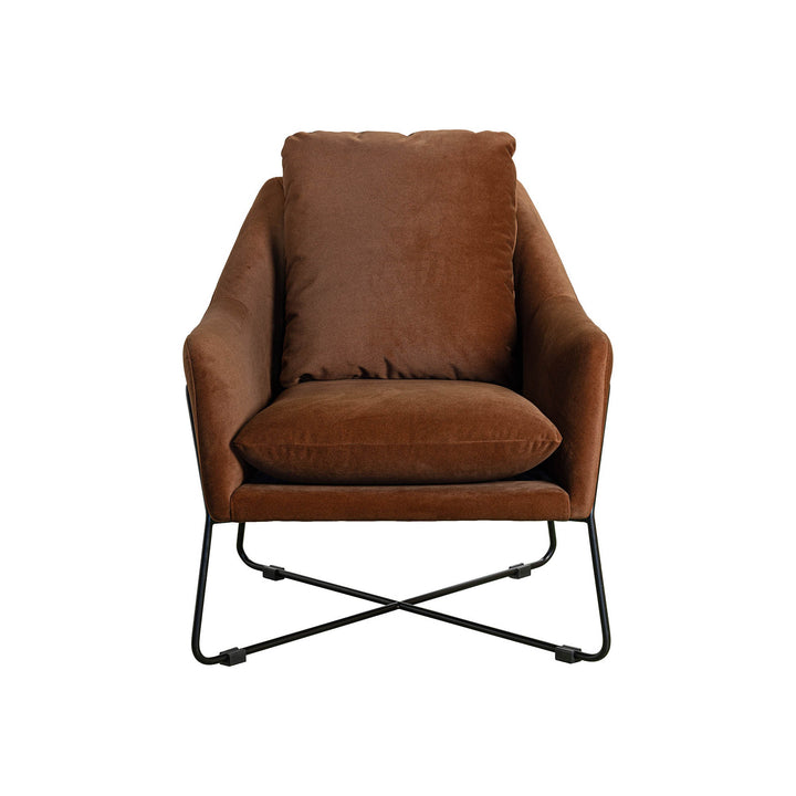 Rodolfo Lounge Chair - Cashmere Rust