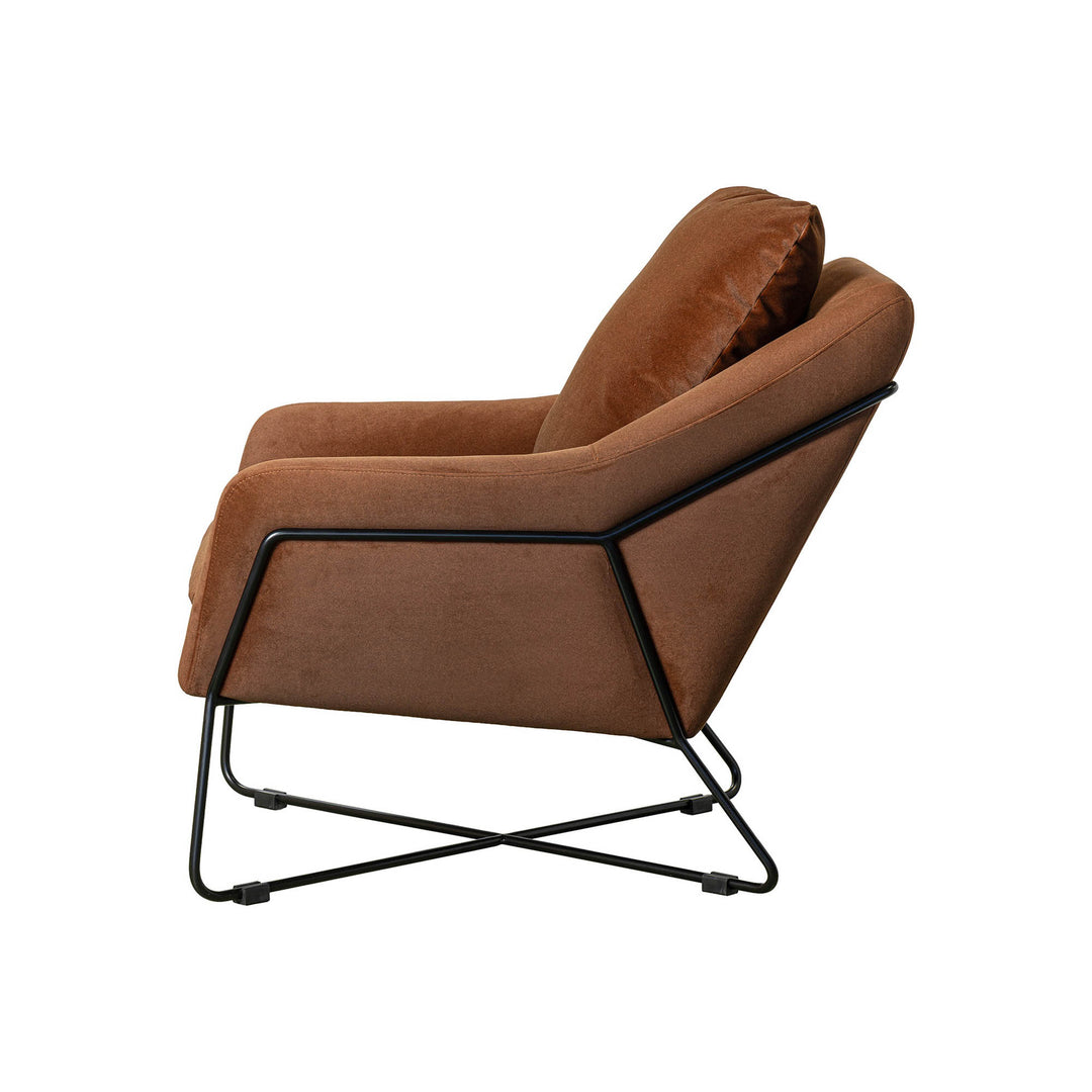 Rodolfo Lounge Chair - Cashmere Rust