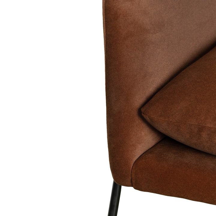 Rodolfo Lounge Chair - Cashmere Rust