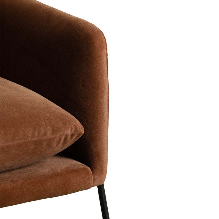Rodolfo Lounge Chair - Cashmere Rust