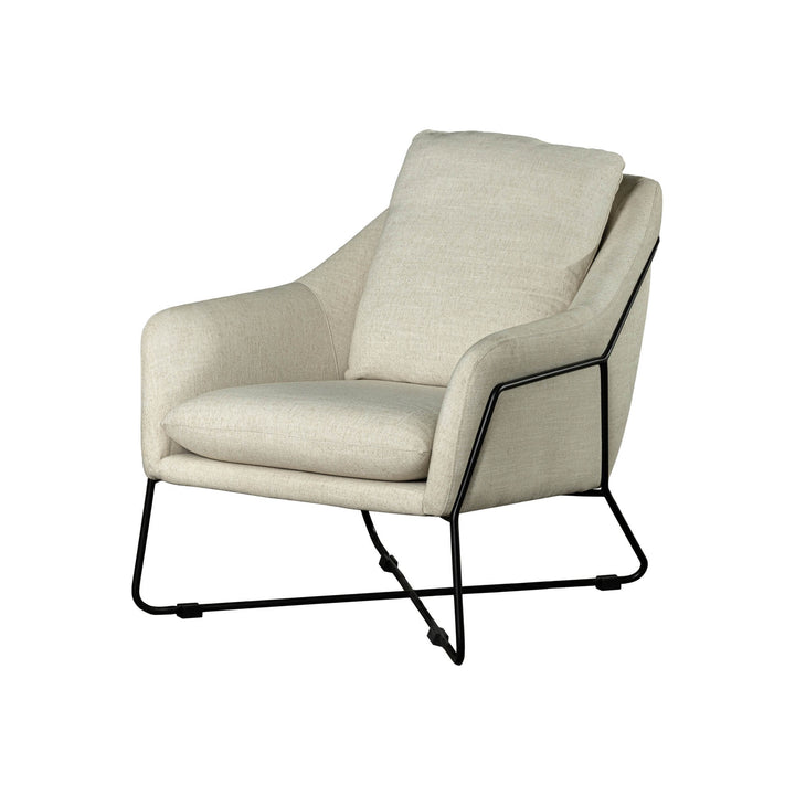 Rodolfo Lounge Chair - Linen Taupe
