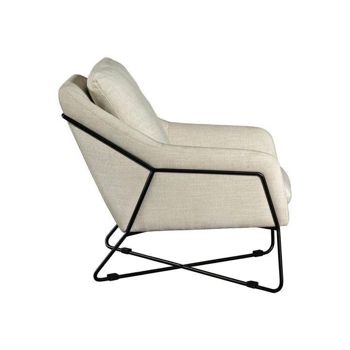 Rodolfo Lounge Chair - Linen Taupe