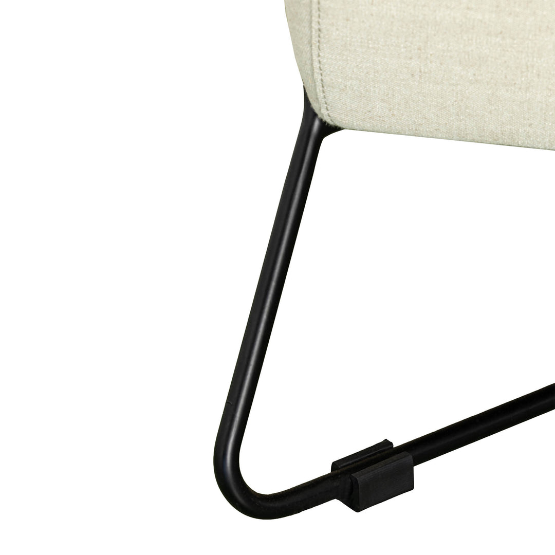 Rodolfo Lounge Chair - Linen Taupe