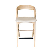 Rotondo Counter Stool - Natural Frame