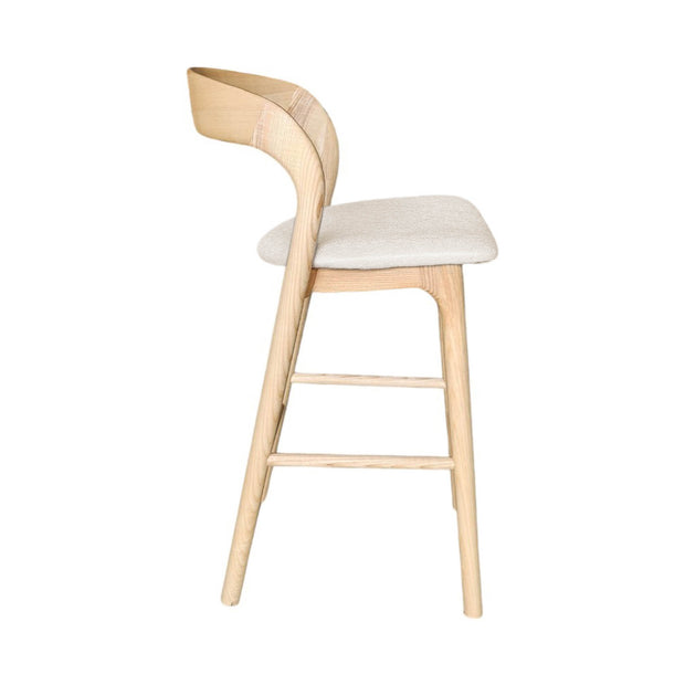 Rotondo Counter Stool - Natural Frame