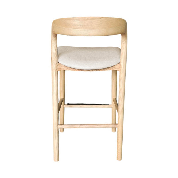 Rotondo Counter Stool - Natural Frame