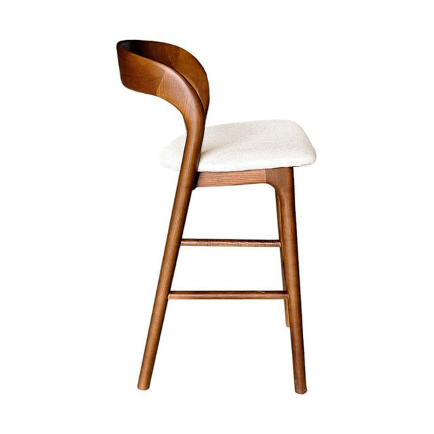 Rotondo Counter Stool - Walnut Frame