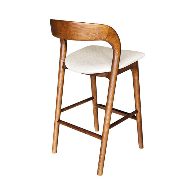 Rotondo Counter Stool - Walnut Frame