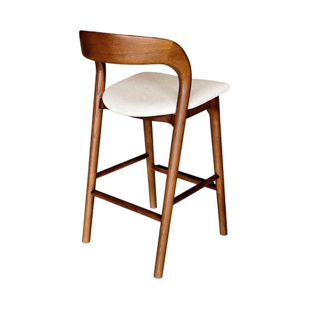 Rotondo Counter Stool - Walnut Frame