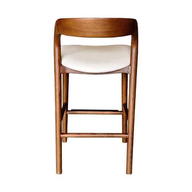 Rotondo Counter Stool - Walnut Frame