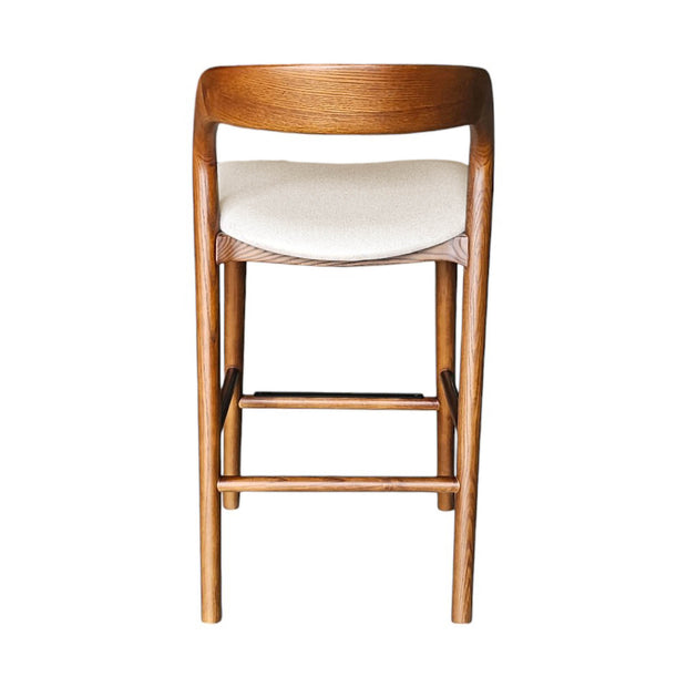 Rotondo Counter Stool - Walnut Frame