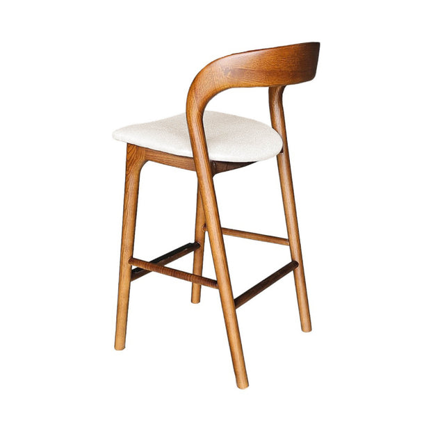 Rotondo Counter Stool - Walnut Frame