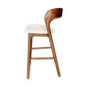 Rotondo Counter Stool - Walnut Frame