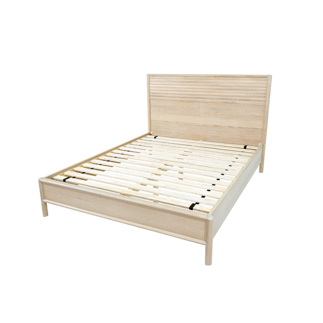 Runway King Bed - Light Oak