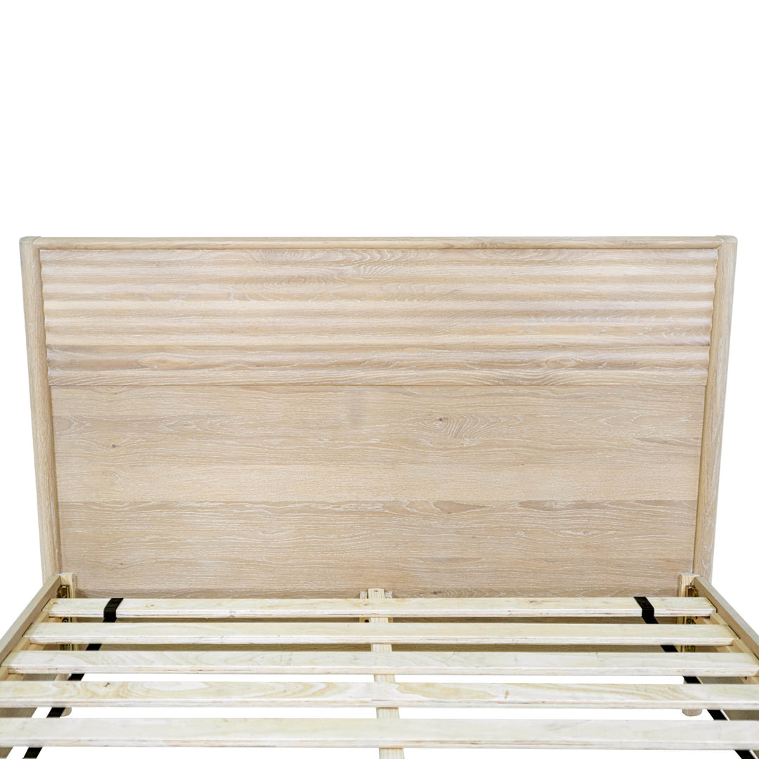 Runway Queen Bed - Light Oak