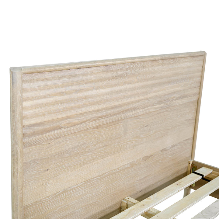 Runway Queen Bed - Light Oak