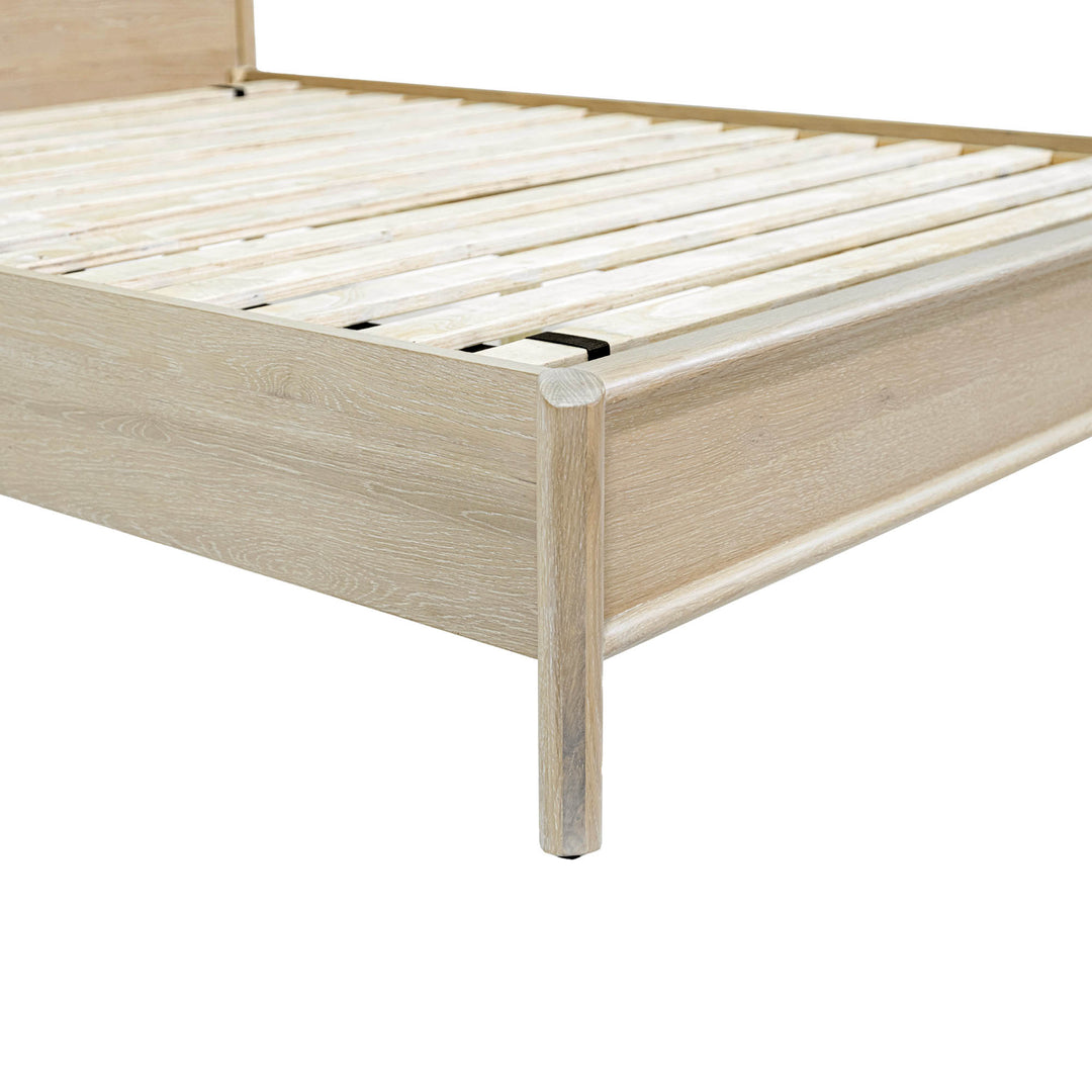 Runway King Bed - Light Oak