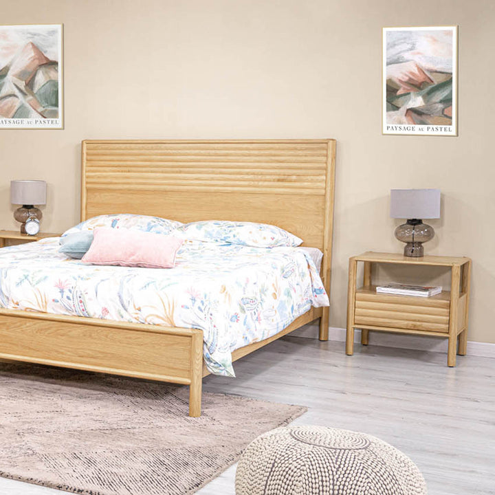 Runway Nightstand - Light Oak