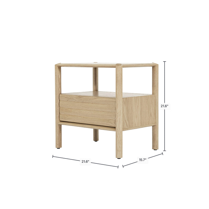 Runway Nightstand - Light Oak