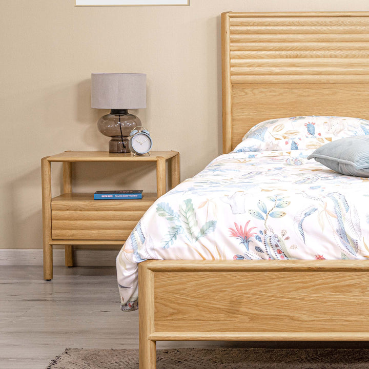 Runway Nightstand - Light Oak