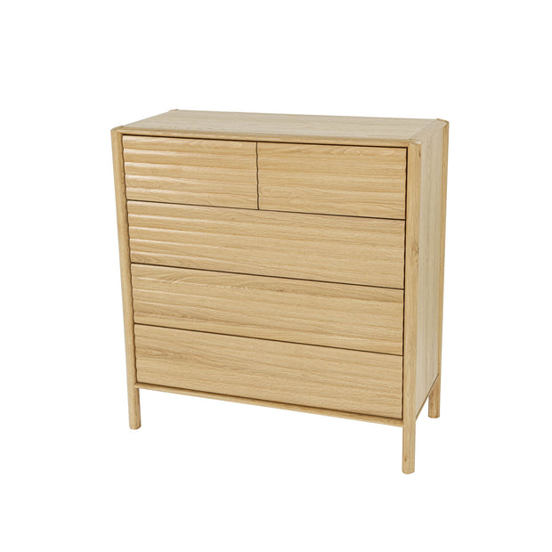 Runway 5 Drawer Chest - Light Oak