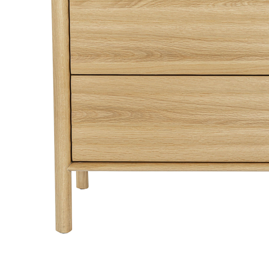 Runway 5 Drawer Chest - Light Oak