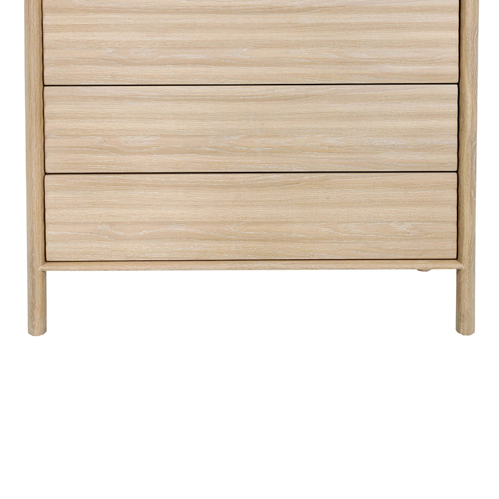Runway 5 Drawer Chest - Light Oak