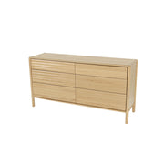 Runway 6 Drawer Dresser - Light Oak