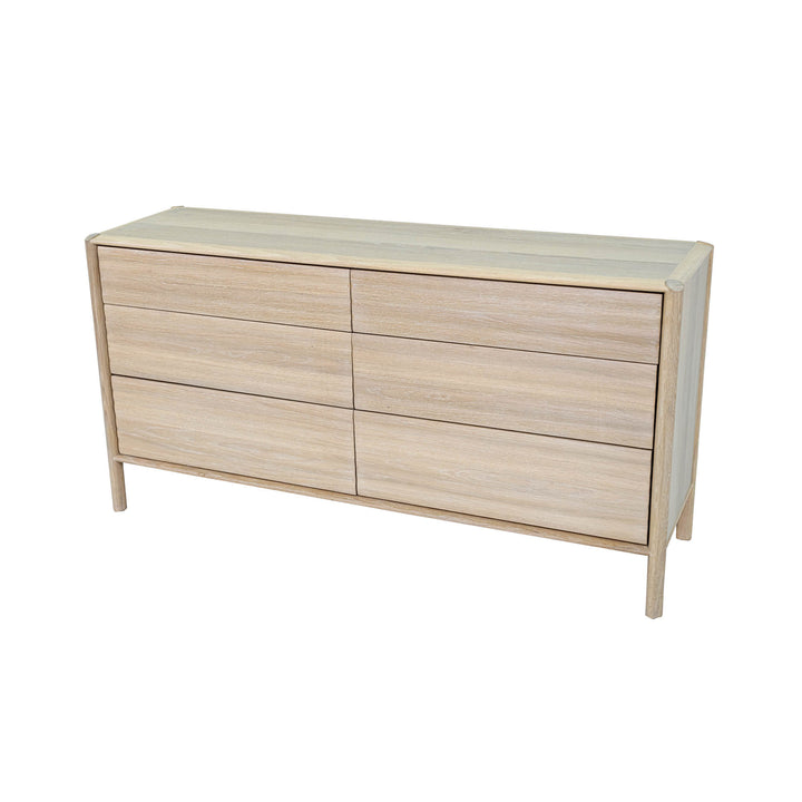 Runway 6 Drawer Dresser - Light Oak