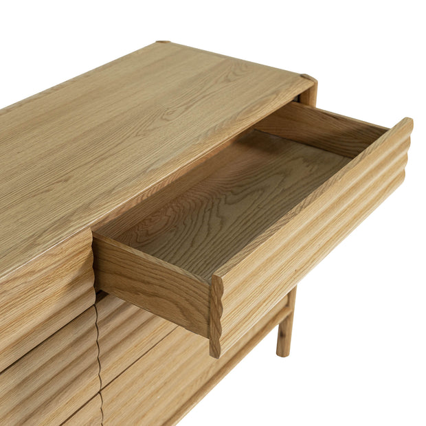 Runway 6 Drawer Dresser - Light Oak
